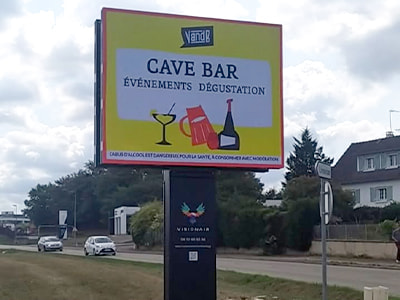 Panneau LED Pub